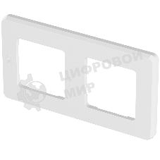 Рамка 2 поста белый Inspiria