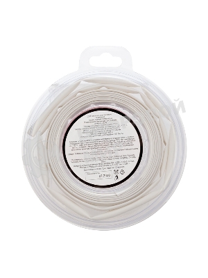 Трубка термоусаживаемая Rexant 4,0/2,0 мм белая, ролик 2,44 м