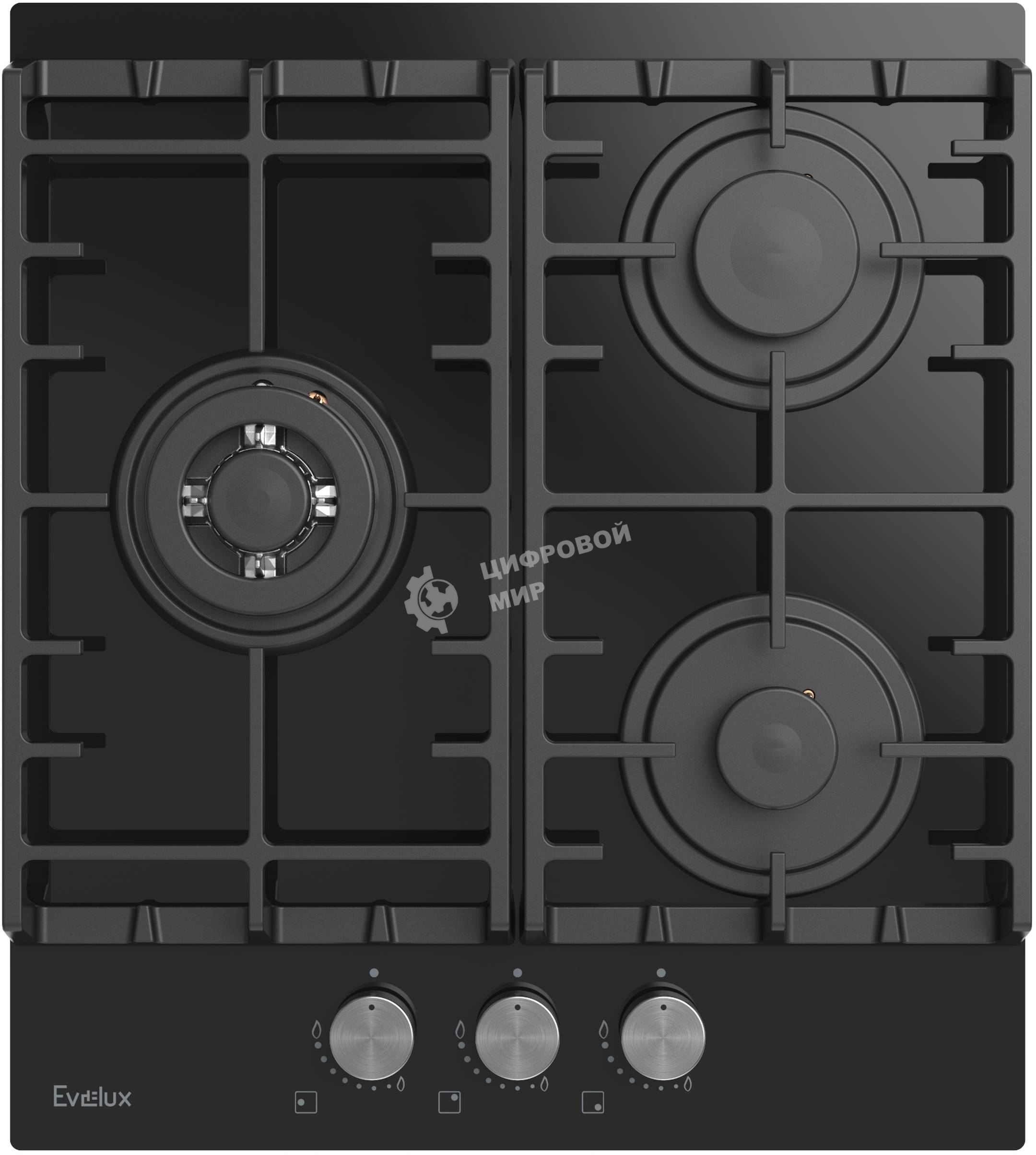 Газовая варочная панель Evelux HEG 450 BG