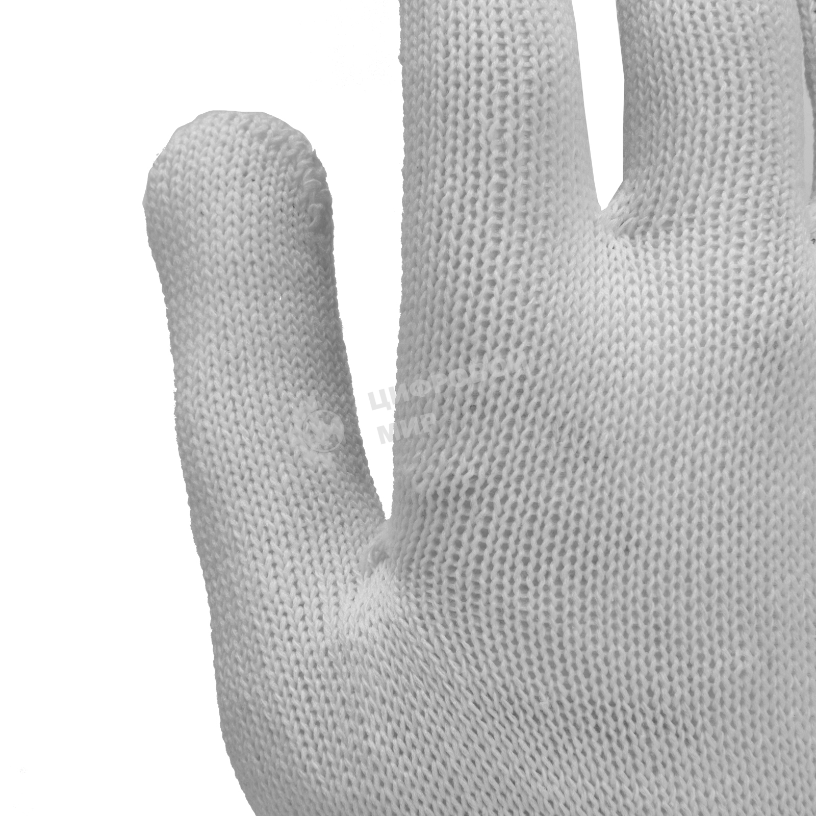 Перчатки трикотажные, с ПВХ Протектор, 32 г, 10 класс, 10 пар/уп