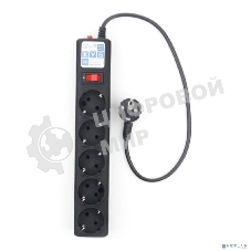 Фильтр-удлинитель PowerCube 0.5 м, 5 розеток,10А (SPG5-С1), черный графит 20850