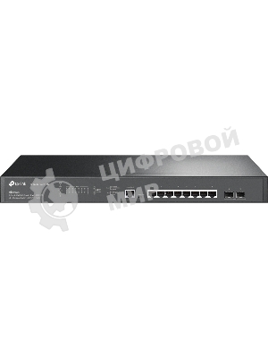 Коммутатор управляемый TP-Link SG3210XHP-M2 JetStream уровня 2+ с 8 портами PoE+ 2,5 Гбит/с и 2 портами SFP+