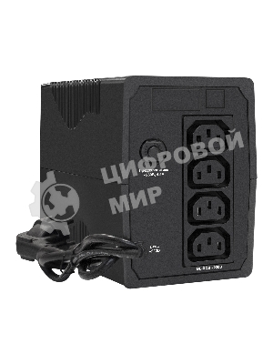 Источник бесперебойного питания ExeGate Power Smart ULB-650.LCD.AVR.4C13 650VA/360W, LCD, AVR, 4*C13, черный