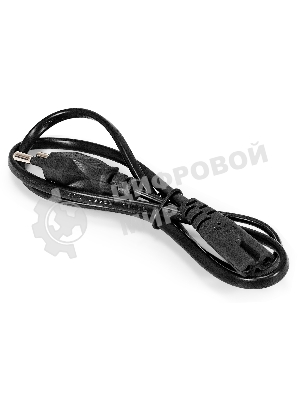 Кабель питания ноутбуков, аудио/видео ExeGate Special PCN-7,5S (Евровилка CEE7/16->C7, 2*0.5мм2, CCA, черный, 0.75м)