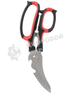 Ножницы LARA LR05-92 BLISTER - 23 см <6в1> прорезиненные ручки, сверхострая заточка
