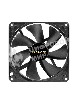 Вентилятор 12В DC ExeGate ExtraPower EP14025B2P (140x140x25 мм, 2-Ball (двойной шарикоподшипник), 2pin, 1600RPM, 31dBA)