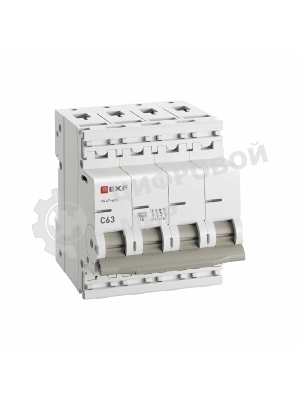 Выключатель автоматический модульный 4п 63А C 4.5кА ВА 47-63N PROxima EKF M634463C