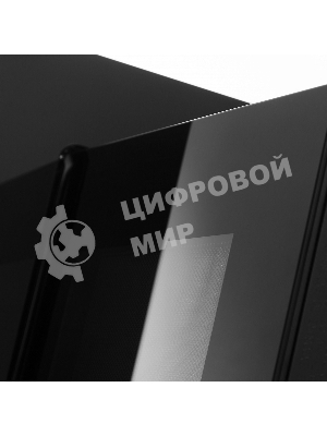 Встраиваемая микроволновая печь Maunfeld MBMO.20.1PGb черный, 20 л, 800 Вт, переключатели - поворотный механизм