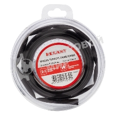 Трубка термоусаживаемая Rexant 5,0/2,5 мм черная, ролик 2,44 м