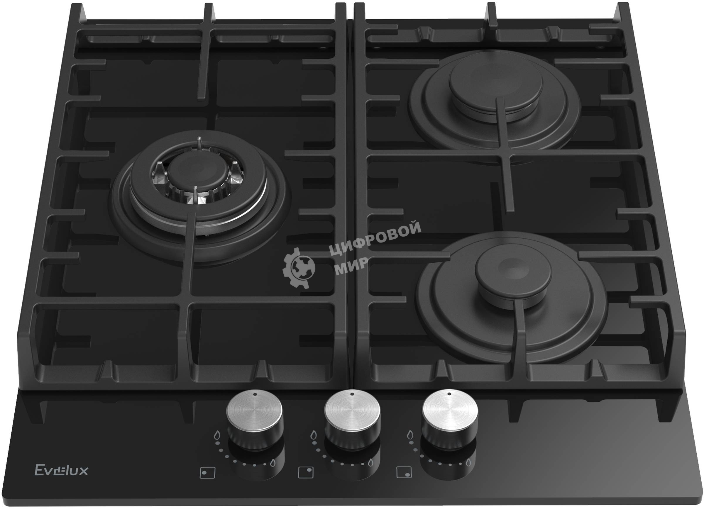 Газовая варочная панель Evelux HEG 450 BG