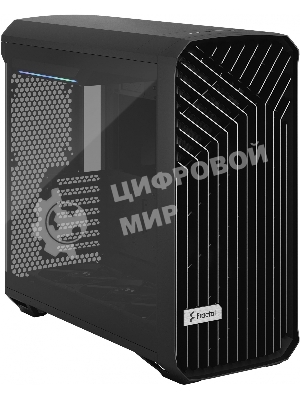 Компьютерный корпус Fractal Design Torrent Black TG Light Tint/E-ATX, TG, 2x3.5, 4x2.5, 7xPCI, 1xUSB-C, 2xUSB3.0/2x180mm, 3x140mm fans inc./FD-C-TOR1A-01