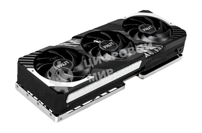 Видеокарта Palit RTX4070Ti GAMINGPRO OC NVIDIA GeForce RTX 4070TI PCI-E 4.0 12288Mb 192 GDDR6X 2310/21000 HDMIx1 DPx3 HDCP Ret