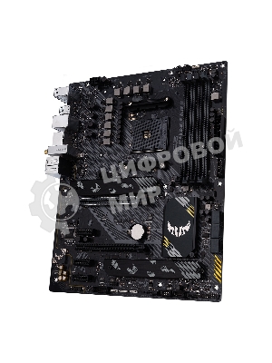 Материнская плата ASUS TUF GAMING B550-PLUS WIFI II, AM4, AMD B550, 4xDDR4, 6xSATA, 2xM.2, 1xPCI-E 3.0 x16, 1xPCI-E 4.0 x16, 3xPCI-E x1, 1xDP, 1xHDMI, 1x 2.5Gb LAN, 2xUSB-A 3.2 Gen 1, 1xUSB-A 3.2 Gen 2, 1xUSB-C 3.2 Gen 2, 3x3.5 мм, 7.1, ATX