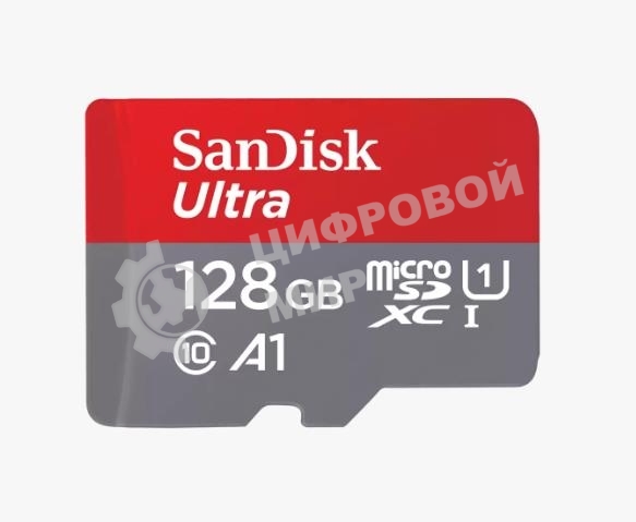Флеш карта microSD 128Gb SanDisk microSDXC Class 10 Ultra UHS-I A1 140Mb/s