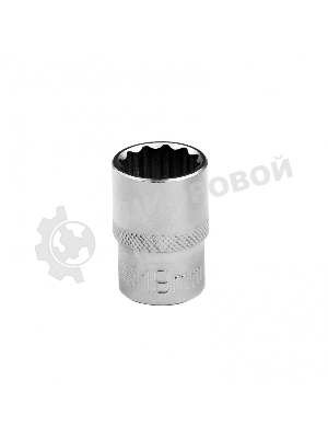 Головка торцевая Stels 19 мм, 12-гранная, CrV, под квадрат 1/2
