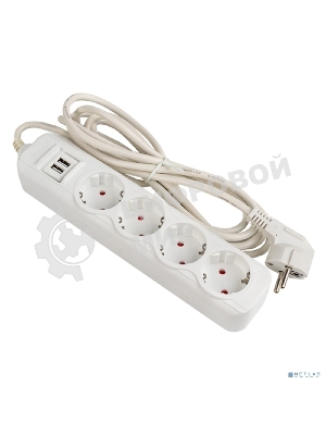 Удлинитель EKF UBA16-2USB-4-05i Удлинитель 