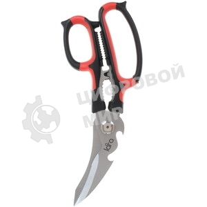 Ножницы LARA LR05-92 BLISTER - 23 см <6в1> прорезиненные ручки, сверхострая заточка