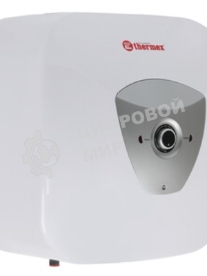 Водонагреватель электрический Thermex Pro H 30-O белый, накопительный, 30 л, 1,5 кВт, настенный, горизонтальный, бак с покрытием из биостеклофарфора, для установки над раковиной