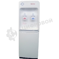 Кулер для воды Renova DT-F2C белый Напряжение/Мощность220-240В, 50Гц. Макс. потребляемая мощность 655Вт. Электронное охлаждение (термопара). Мощность нагрева/охлаждения 580/75Вт. Производительность нагрева 85-95 - 5л/час. Производительность охлаждения 8-1