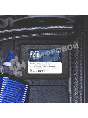 Накопитель SSD Patriot P210, 1Tb, SATA III, 2.5