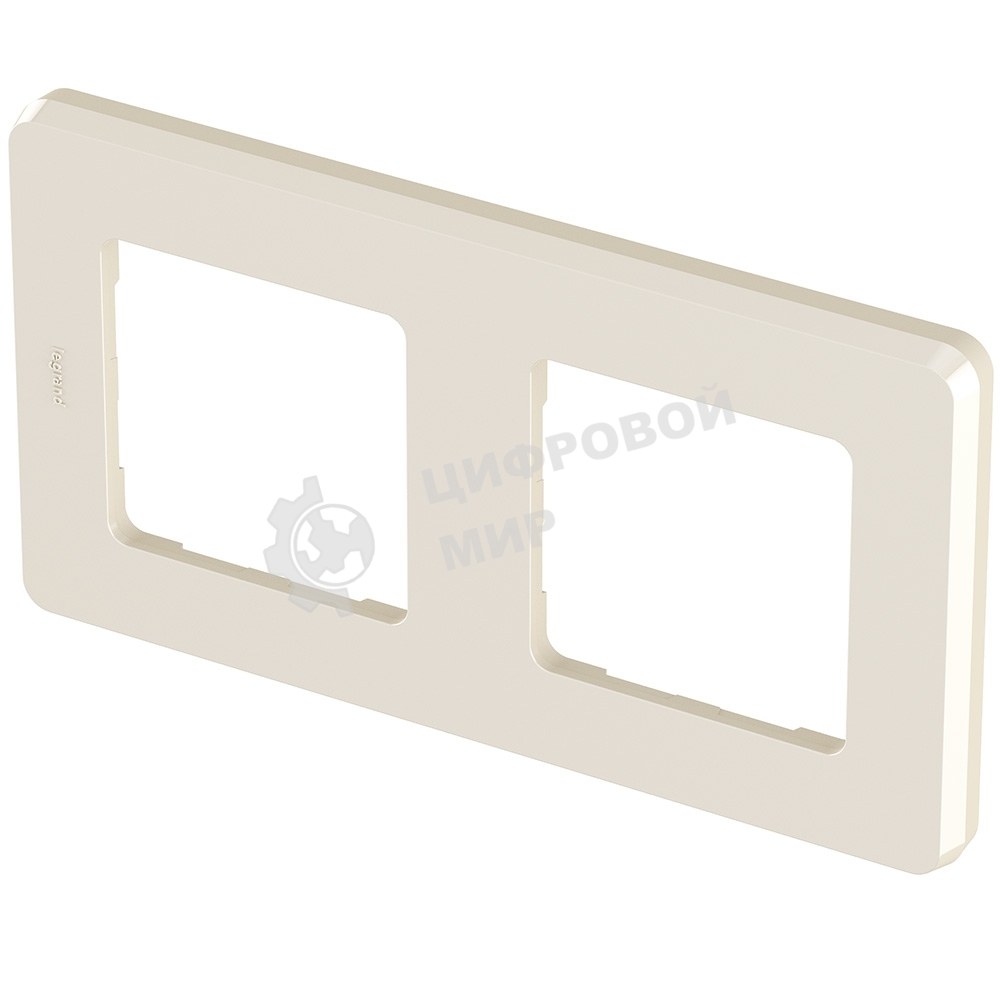 Рамка 2 поста слоновая кость Inspiria