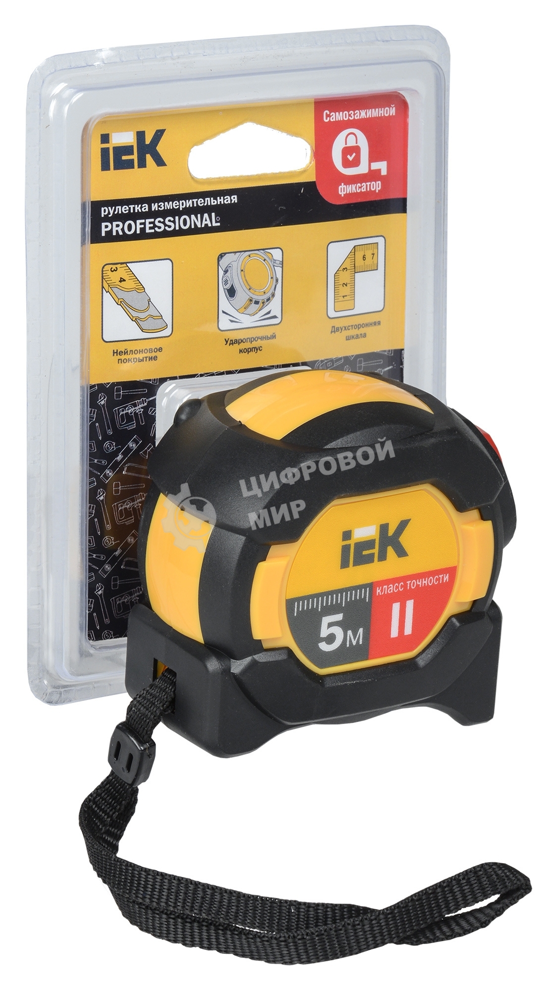 Рулетка измерительная Professional 5м IEK TIR10-3-005