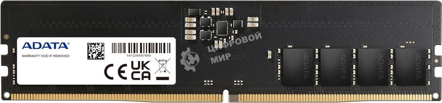Оперативная память ADATA, DDR5, 32GB (1x32GB), 4800MHz, CL40, UDIMM