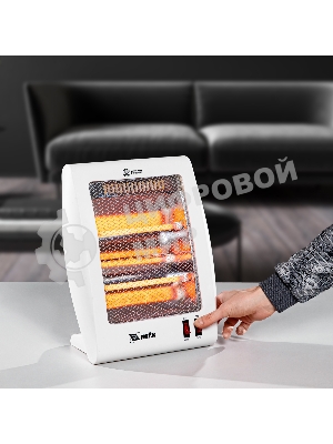 Обогреватель инфракрасный MTX IQH-800, белый, кварцевый, 800 Вт, 8 м2