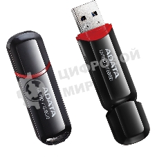 Флешка USB ADATA UV150 (AUV150-128G-RBK), 128Gb, USB 3.0, R/W 100/30, черный