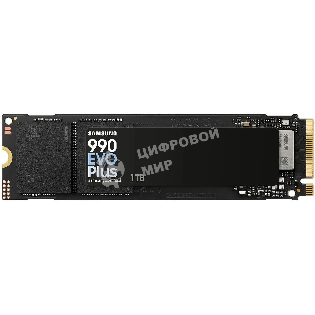 Накопитель SSD Samsung 990 EVO Plus, 1024 Gb, M.2 2280, PCIe 4.0 x4, NVMe, R/W 7150/6300