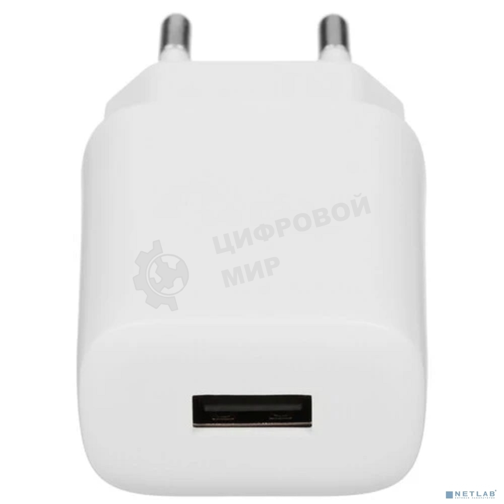 Сетевое зарядное устройство HOCO C134A/ Сетевое ЗУ/ 1 USB/ Выход: 10.5W/ White