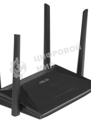 Роутер беспроводной Asus RT-AX52 AX1800 10/100/1000BASE-TX черный