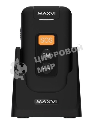 Мобильный телефон Maxvi E5 up черный