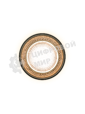 Светильник Ambrella light TN348 SBK/TI черный песок/янтарь GU5.3 D85*45