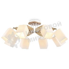 Светильник Ambrella light TR9522/8 WH/GD/FR белый/золото/белый матовый E27*8 max 40W D790*260