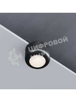 25088/LED 7W 4000K чёрный / Светильник потолочный светодиодный