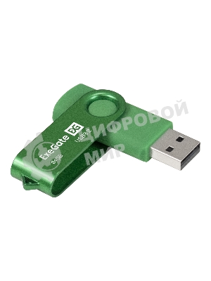 Exegate EX302061RUS USB-флеш накопитель ExeGate Jet Ultra 64GB зеленый (USB3.0/=USB3.1 Gen1/=USB3.2 Gen1 5Gbps, пластик/металл)