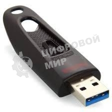 Флешка USB Sandisk CZ48 Ultra (SDCZ48-256G-U46), 256Gb, USB 3.0, R/W 130/30, черный