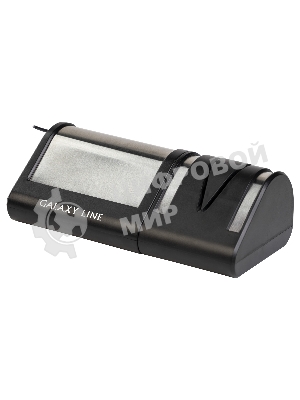 Электрическая точилка для ножей LINE GL 2442, черный/серебро мощность 18 Вт, идеальная заточка любых ножей: металлических, кухонных, керамических, спортивных, складных. Отличный результат в домашних условиях, время заточки 1 минута. Точильные элементы с алмазным покрытием, 2 этапа обработки лезвий ножей, съемный точильный блок, 220-240 В, 50 Г