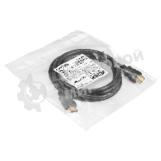 Кабель HDMI ExeGate EX-CC-HDMI-2.0 (19M/19M, 2м, v1.4b, позолоченные контакты)