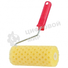 Валик MTX СТРУКТУРНЫЙ поролоновый с ручкой, горошек, 180 мм, D - 80 мм, D ручки - 6 мм