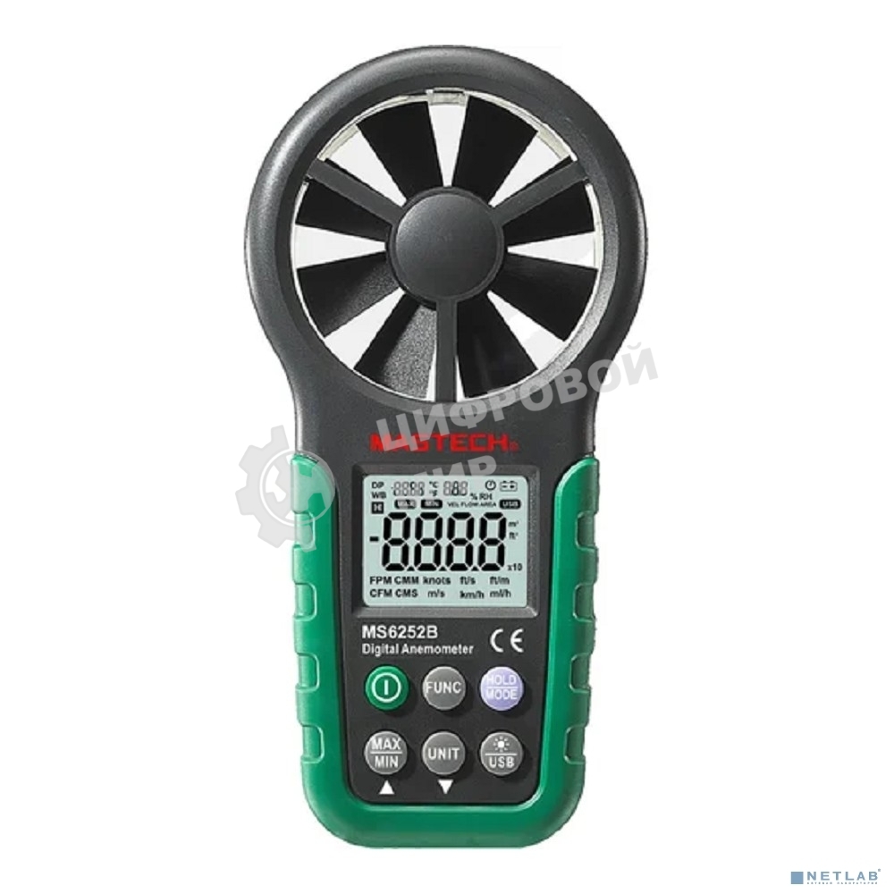 Цифровой анемометр MS6252B MASTECH