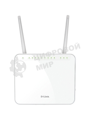 Маршрутизатор DVG-5402G/R1A AC1200 Wi-Fi Router, 1000Base-T WAN, 4x1000Base-T LAN, 2x5dBi external antennas, 2xFXS+USB ports, 3G/LTE support