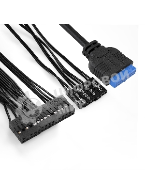 Компьютерный корпус ExeGate EX284032RUS Minitower BA-203U Black, mATX, (без БП), 2хUSB+1хUSB 3.0, Audio