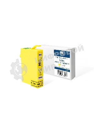 Картридж струйный NVPrint T1284 (NV-C13T12844011) Yellow для Epson Stylus SX125/S22/BX305F/SX420W (13 мл) совместимый