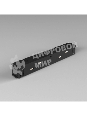 Прямой коннектор Elektrostandard Slim Magnetic черный 95135/00