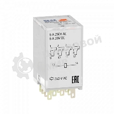 Реле промежуточное OptiRel G RP55-34-220D-6-CO