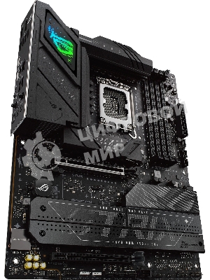 Материнская плата ASUS ROG STRIX B860-F GAMING WIFI, LGA1851, Intel B860, 4xDDR5, 4xSATA 6Gb/s, 4xM.2, 1xPCIe 5.0 x16, 1xPCIe 4.0 x16, 1xDisplayPort, 1xHDMI, 1x2.5Gb Ethernet, 6xUSB 5Gbps, 1xUSB 10Gbps, 1xUSB 20Gbps Type-C, 1xThunderbolt 4 Type-C, 2x3.5 мм, 7.1, ATX