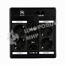 Источник бесперебойного питания ExeGate SpecialPro Smart LLB-1500.LCD.AVR.4SH.USB 1500VA/950W, LCD, AVR, 4*Schuko, USB, черный