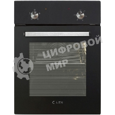 Духовой шкаф электрический Lex EDM 4540 BL черный, встраиваемый
